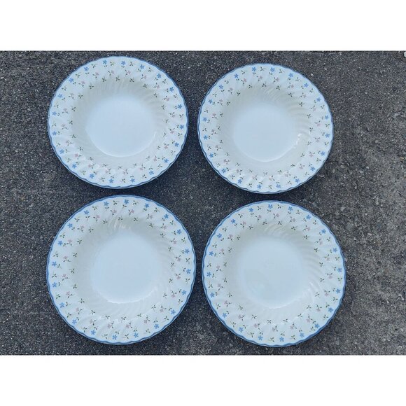 4 Johnson Bros Melody 8 3/4" Rimmed Soup Bowls - Picture 1 of 3